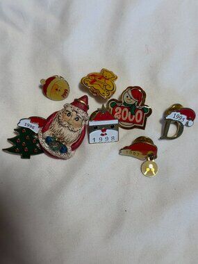 Various Christmas Pins